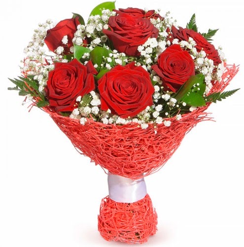 7 adet kırmızı gül buketi  Gümüşhane çiçek servisi , çiçekçi adresleri 