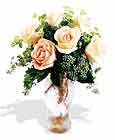  Gümüşhane hediye sevgilime hediye çiçek  6 adet sari gül ve cam vazo