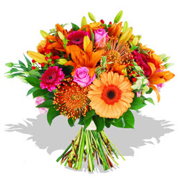  Gümüşhane online çiçek gönderme sipariş  Karisik kir çiçeklerinden görsel demet