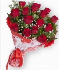 11 adet kırmızı gül buketi  Gümüşhane online çiçekçi , çiçek siparişi 