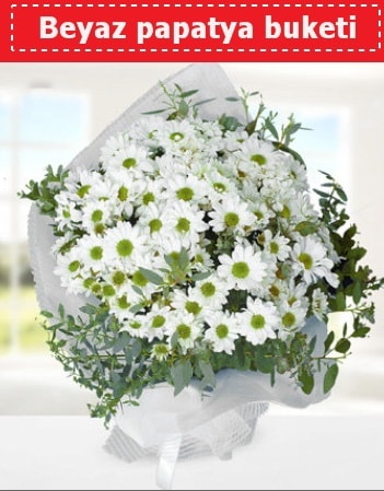Beyaz Papatya Buketi  Gümüşhane İnternetten çiçek siparişi 